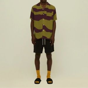 OAS, size M, DUSKY DUNE VISCOSE SHIRT